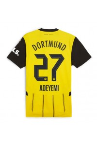 Borussia Dortmund Karim Adeyemi #27 Jalkapallovaatteet Kotipaita 2024-25 Lyhythihainen